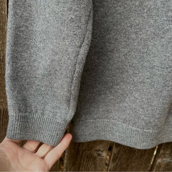 Snow Lotus Vintage Cashmere Button Cardigan In Gray Sz 40 /M/L - Picture 4 of 14